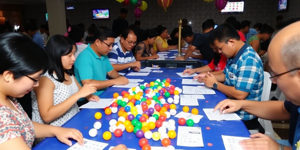 Larawan ng mga tao na naglalaro ng Bingo Plus.