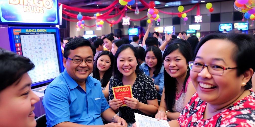 Masayang laro ng Bingo Plus sa San Jose.