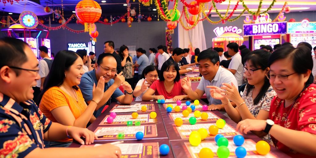 Larawan ng mga tao na naglalaro ng Bingo Plus.