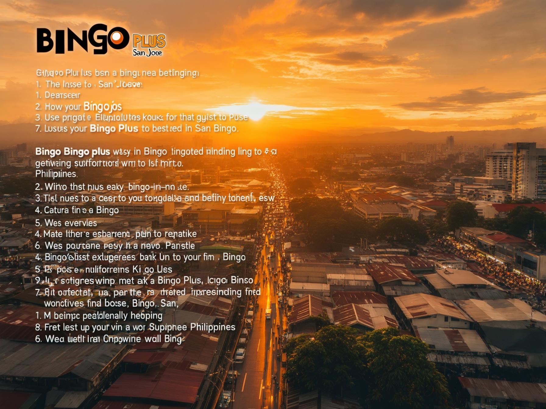 Bingo Plus in San Jose, Philippines: A Comprehensive Guide